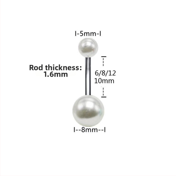 Неръждаема стомана унисекс пъпен пръстен – геометричен дизайн, полирана повърхност, възможност за персонализация