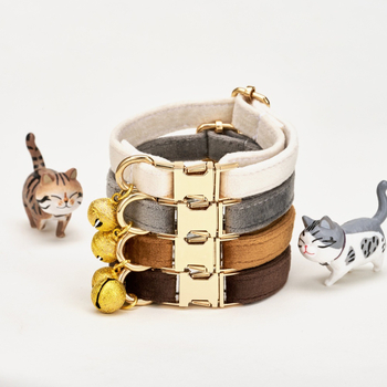 Katės apyrankė su varpeliu, vilnos medžiaga, vientisas modelis, prekės ženklas dadugo, skirta katėms, laisvalaikio stilius, tinkama visiems sezonams