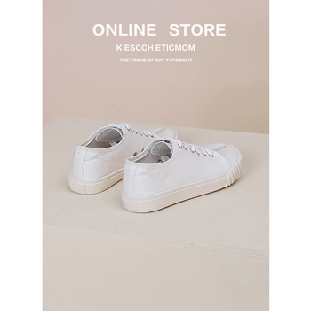 Naise kanvaskingad, madal ülaosa, kummist tald, igapäevane stiil, elastne sulgemine