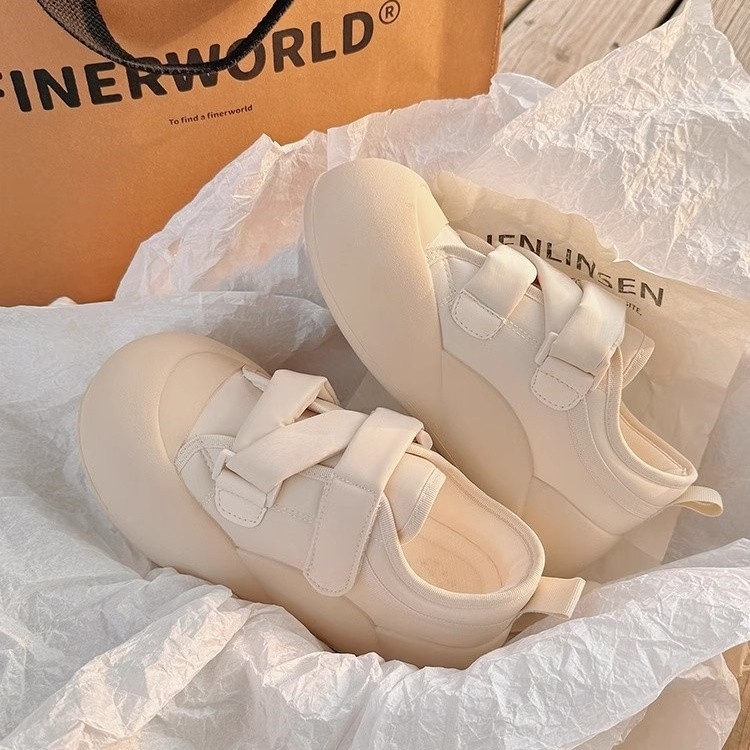 Unisex tenisice s debelim potplatom i Velcro kopčanjem, japanski stil, gornji dio PU, potplata od kompozita