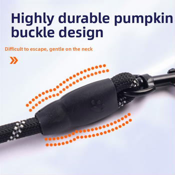 Kétkutyás póráz leválasztható húzó kötéllel, nylonból, kis testű kutyáknak