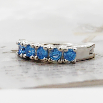 Пъпна пирсинг украса – 925 сребро, циркон вграждане, оригинален дизайн, женски стил