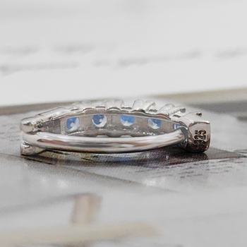 Пъпна пирсинг украса – 925 сребро, циркон вграждане, оригинален дизайн, женски стил