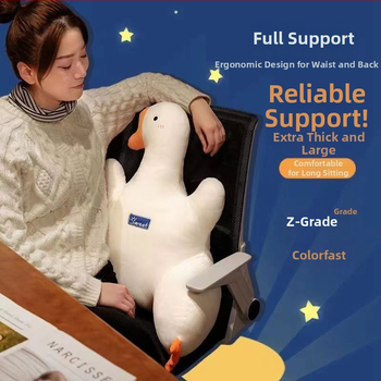 Pernă lombară cu husă pluș, umplutură PP bumbac, țesătură împletită, stil desen animat