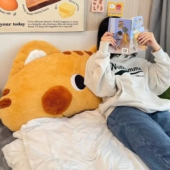 Възглавница за студентско общежитие, плюшено покритие, пълнеж PP памук, бродирана, свалящ се калъф и пране