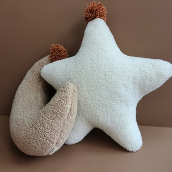 Pernă Nordic din pluș, umplutură PP din bumbac, husă de pernă personalizabilă