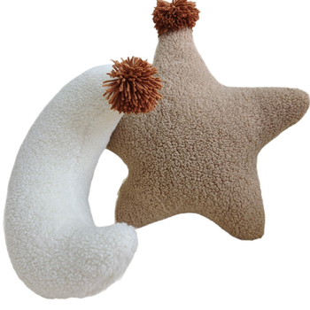 Pernă Nordic din pluș, umplutură PP din bumbac, husă de pernă personalizabilă