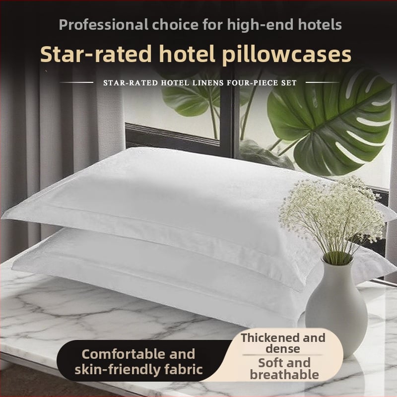 Satino viešbučio patalynė, keturių dalių komplektas su antklodės užvalkalu, paklodėmis ir pagalvių užvalkalais, šiuolaikiško minimalistinio stiliaus, reaktyvus spausdinimas ir dažymas