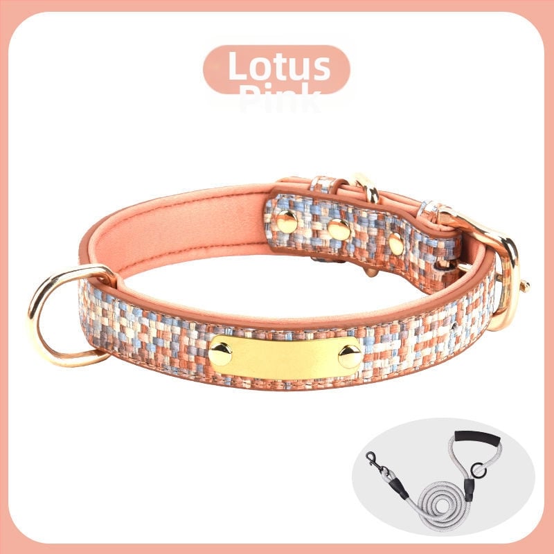 Šunų antkaklis - tvirtas, graviruotas, prieš praradimą, prekės ženklas Unique