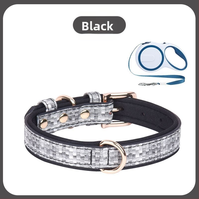 Šunų antkaklis - tvirtas, graviruotas, prieš praradimą, prekės ženklas Unique