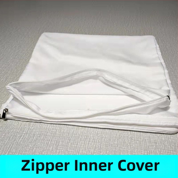 Pagalvės užvalkalas su užtrauktuku, poliesteris, paprastas audinys, reaktyvinis dažymas, šiuolaikinis minimalistinis stilius