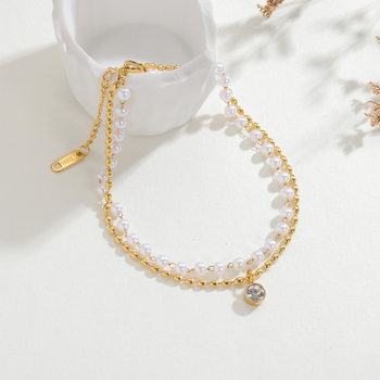 Anklet od titan čelika, ženski prirodni stil, kapkovitog oblika, Sail kai marka