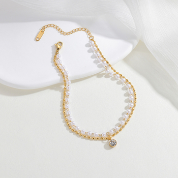 Anklet od titan čelika, ženski prirodni stil, kapkovitog oblika, Sail kai marka