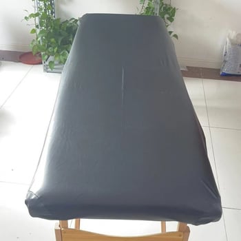 Cearșaf cu elastic din PU impermeabil și rezistent la pete, pentru saloane de înfrumusețare, toate sezoanele, personalizabil