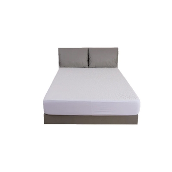 Cuvertură din bumbac spălat cu protecție pentru saltea cu elastic, model solid, vopsire reactiva, 300–500 g, stil modern minimalist