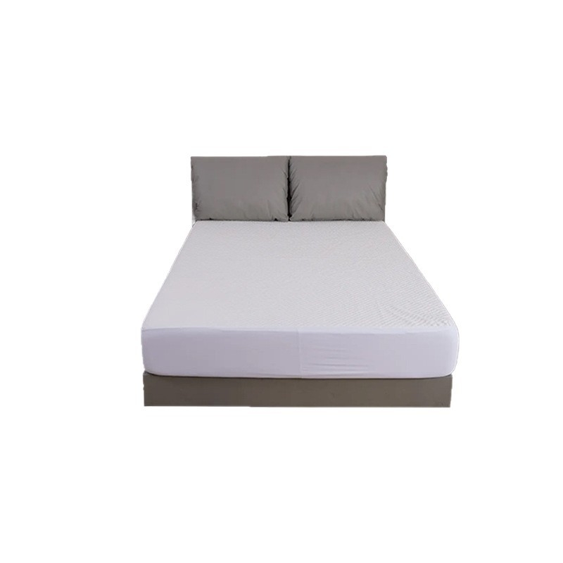 Cuvertură din bumbac spălat cu protecție pentru saltea cu elastic, model solid, vopsire reactiva, 300–500 g, stil modern minimalist