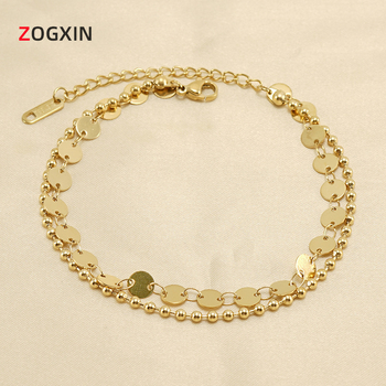 ZOGxiN женска глезенна гривна — геометричен дизайн, ZF371G, Дънгуан, Гуандонг, персонализируемо