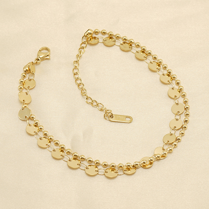 ZOGxiN женска глезенна гривна — геометричен дизайн, ZF371G, Дънгуан, Гуандонг, персонализируемо