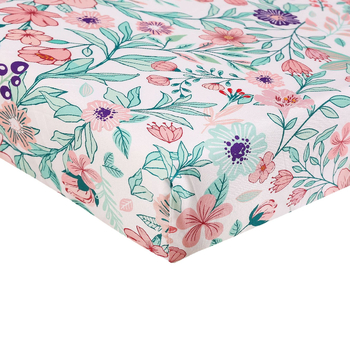 Cearșaf cu elastic pentru saltea, model desen animat, material fibre chimice, țesătură Jet, imprimare și vopsire