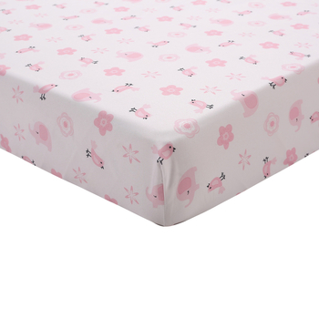 Cearșaf cu elastic pentru saltea, model desen animat, material fibre chimice, țesătură Jet, imprimare și vopsire