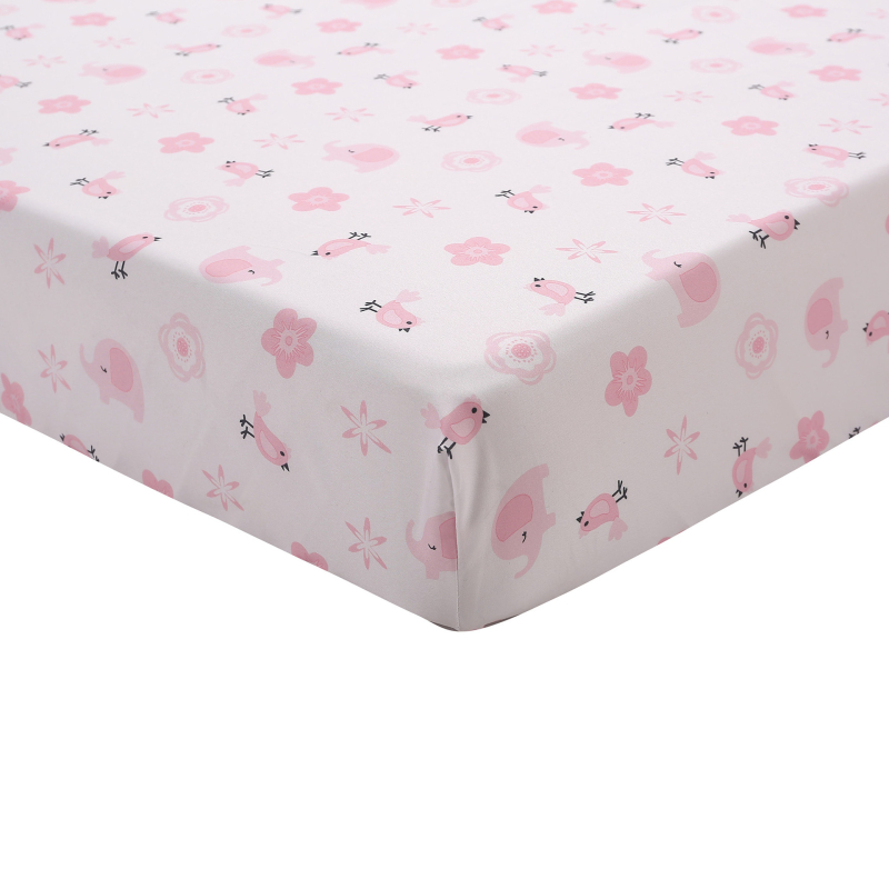 Cearșaf cu elastic pentru saltea, model desen animat, material fibre chimice, țesătură Jet, imprimare și vopsire