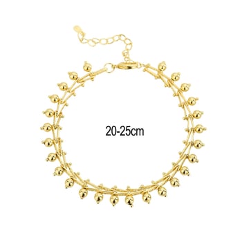 Ženski anklet s okruglim perlicama i resom, egzotičan stil, euro-američki dizajn