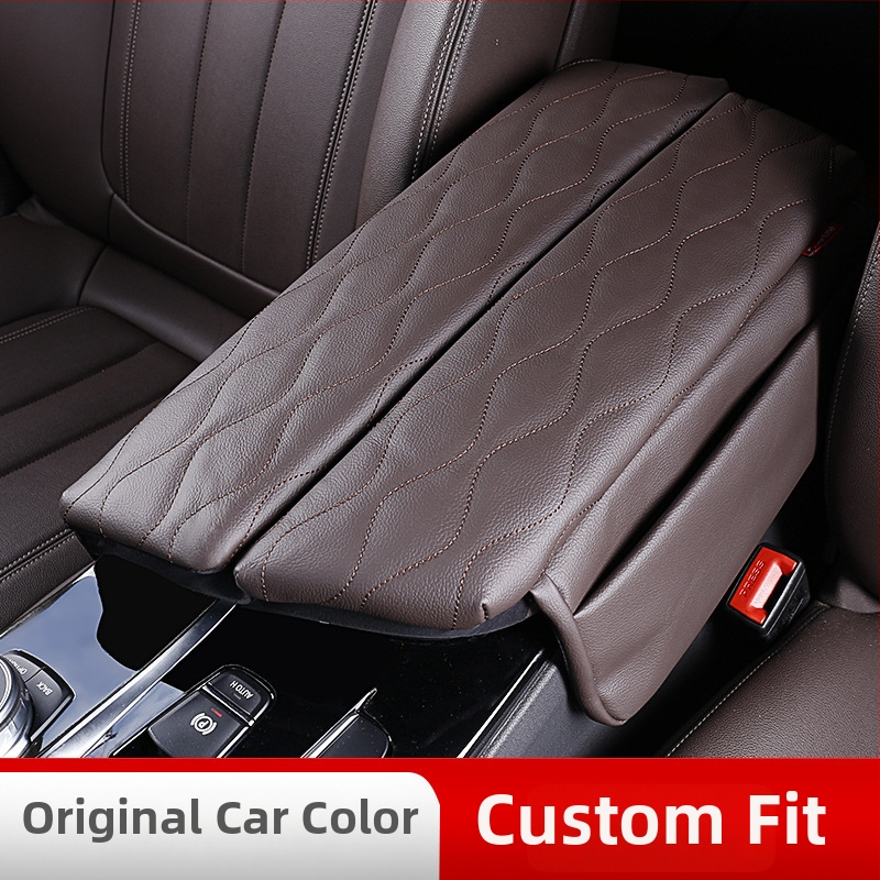 Pad de înălțare din piele pentru cotiera BMW 18-23 Seria 5 6GT | Capac central pentru depozitare | Hui Li, Guangzhou