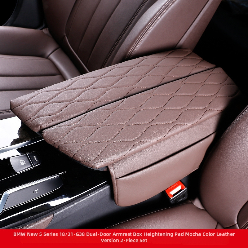 Pad de înălțare din piele pentru cotiera BMW 18-23 Seria 5 6GT | Capac central pentru depozitare | Hui Li, Guangzhou