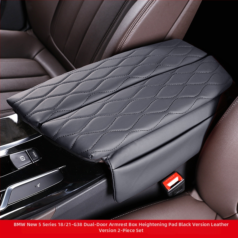 Pad de înălțare din piele pentru cotiera BMW 18-23 Seria 5 6GT | Capac central pentru depozitare | Hui Li, Guangzhou