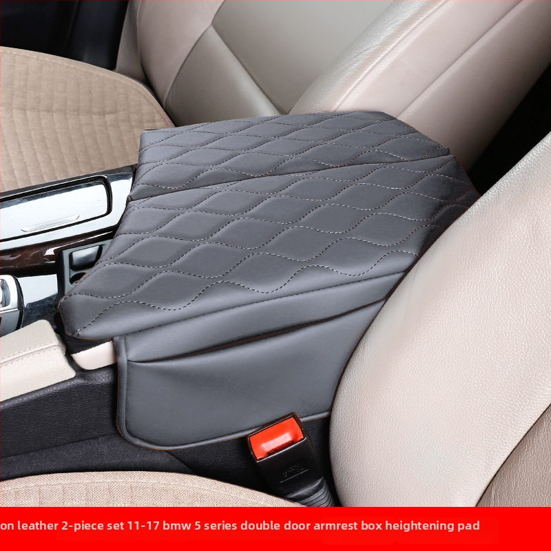 Pad de înălțare din piele pentru cotiera BMW 18-23 Seria 5 6GT | Capac central pentru depozitare | Hui Li, Guangzhou