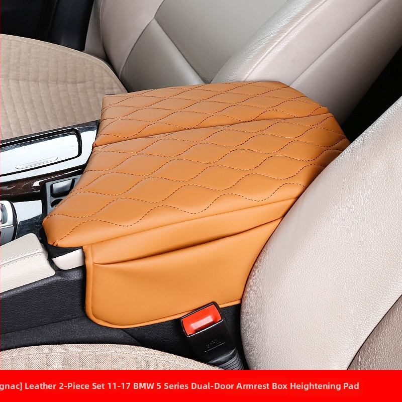 Pad de înălțare din piele pentru cotiera BMW 18-23 Seria 5 6GT | Capac central pentru depozitare | Hui Li, Guangzhou