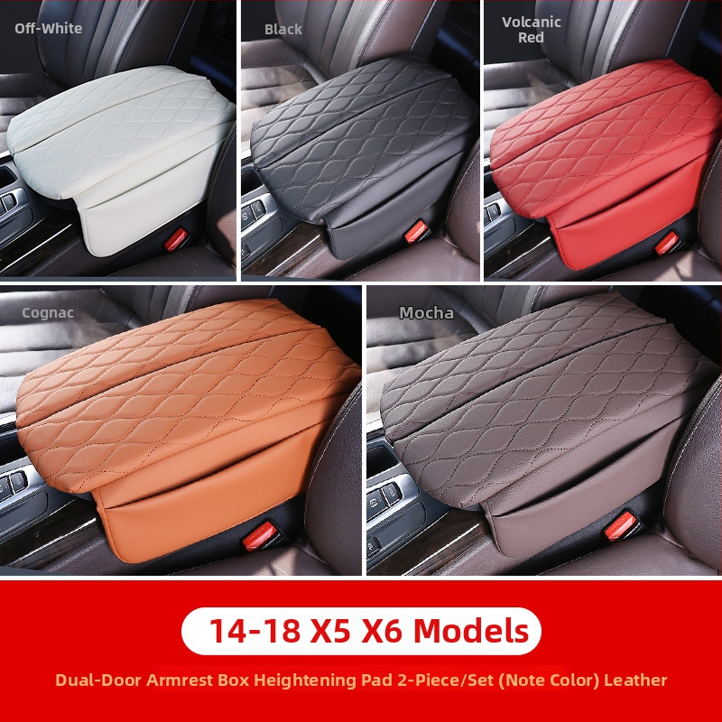 Pad de înălțare din piele pentru cotiera BMW 18-23 Seria 5 6GT | Capac central pentru depozitare | Hui Li, Guangzhou