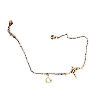 Anklet za žene – dizajn otkucaja srca, titan čelik; Materijal: titan čelik; Vrsta: anklet; Stil: ženski; Podrijetlo: Jinhua; Kategorija: stopalo