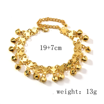 Anklet od legure s drevnim stilom, Jiaoyu, SL143, jesen 2024