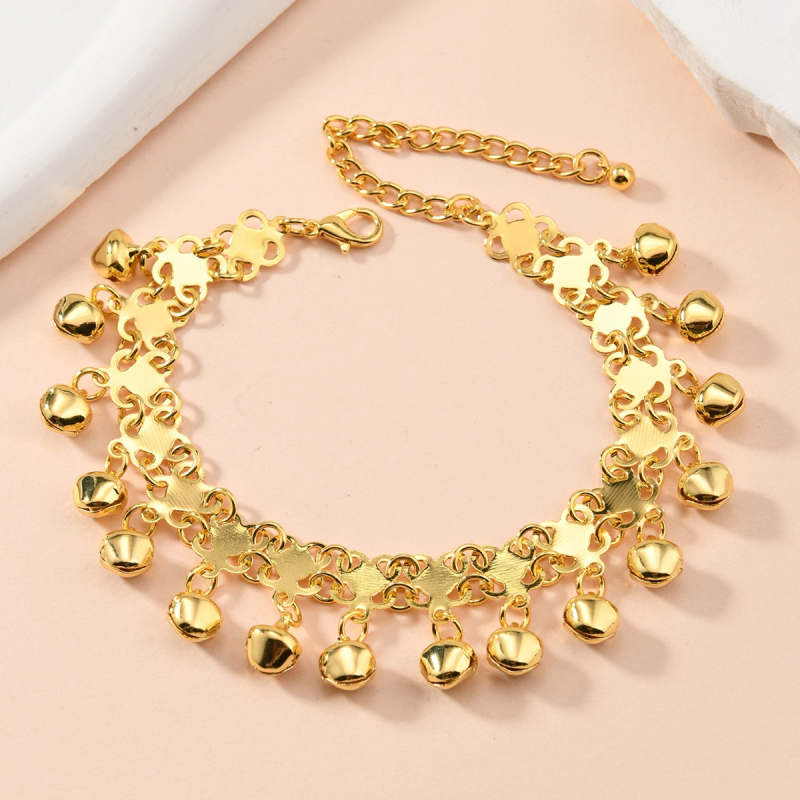 Anklet od legure s drevnim stilom, Jiaoyu, SL143, jesen 2024