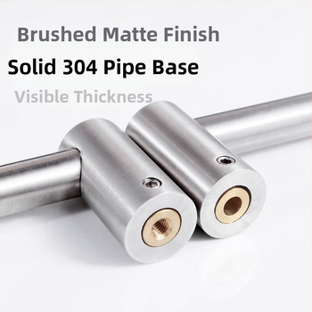 Zirconia GDPG007 Virtuves sienas pakaramais ar pārvietojamu stieni no 304 nerūsējošā tērauda, mūsdienīgs minimalistiskais stils