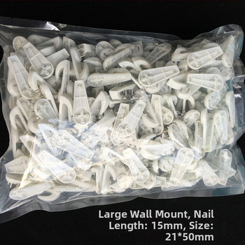 Plastični zidni vješak bez tragova za fotografije i digitalne slike, jedan kuk, nevidljivi držač, nosivost 1–3 kg