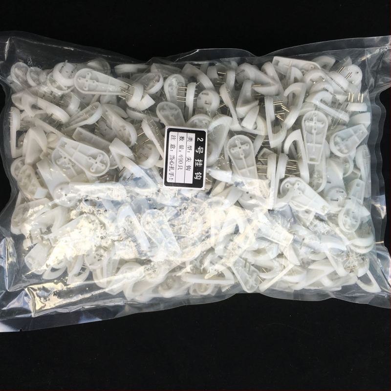 Plastični zidni vješak bez tragova za fotografije i digitalne slike, jedan kuk, nevidljivi držač, nosivost 1–3 kg