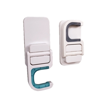 Kuka za mop na zid bez bušenja – ABS, jednoslojni kuka, moderni minimalistički stil, nosivost do 1 kg, 1 paket