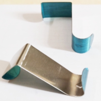 Roostevabast terasest uksekonks 410, Z-kujuline, naelata paigaldus, köögile ja vannituppa, maksimaalne koormus 10 kg