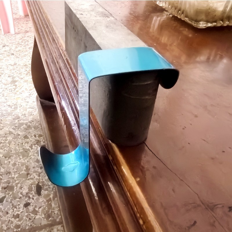 Roostevabast terasest uksekonks 410, Z-kujuline, naelata paigaldus, köögile ja vannituppa, maksimaalne koormus 10 kg