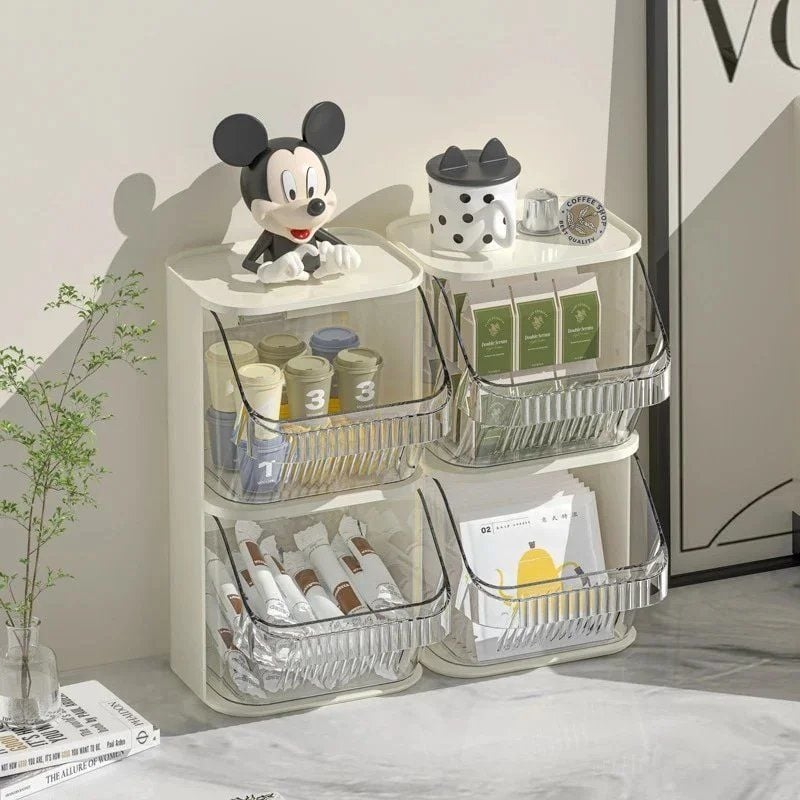 Десктоп кутия за съхранение — PET материал, организиране, модерен минималистичен стил, модел: Storage box, опаковка: 300 бр.