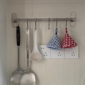 Konyhai eszközök rendezője falra szerelhető, szénacél, szerelés nélkül (Szénacél; Falra szerelhető; Szerelés nélkül)