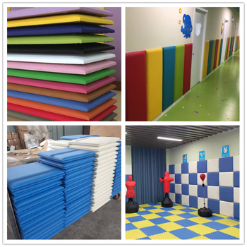 Öntapadós ütésvédő falvédő – sportcsarnokok és óvodák számára, műbőr, modern stílus, egyszínű mintázat, testreszabás elérhető