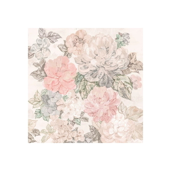 Κάλυμμα τοίχου — μη υφασμένο ύφασμα, ανθεκτικό στην υγρασία, σχέδιο με παιώνια, premium προϊόν