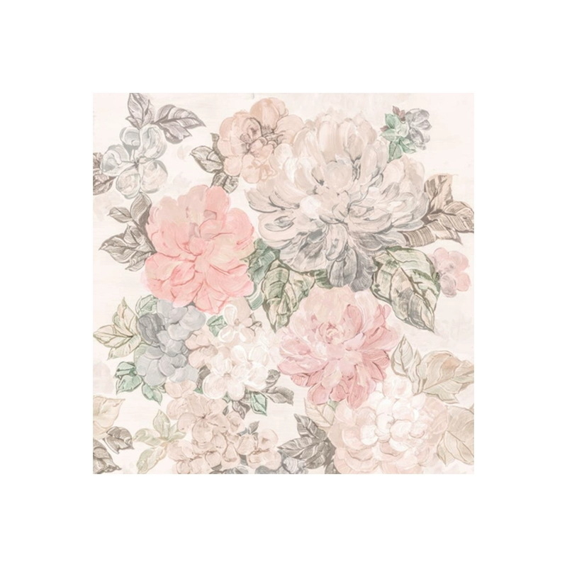 Κάλυμμα τοίχου — μη υφασμένο ύφασμα, ανθεκτικό στην υγρασία, σχέδιο με παιώνια, premium προϊόν