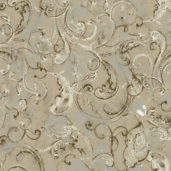 Aishang svila zidni premaz s američkim retro kovrčastim travnatim uzorkom, za spavaću sobu i dnevni boravak; anti-prljavštine • premium kvaliteta • zidni premaz • instalacija dostupna