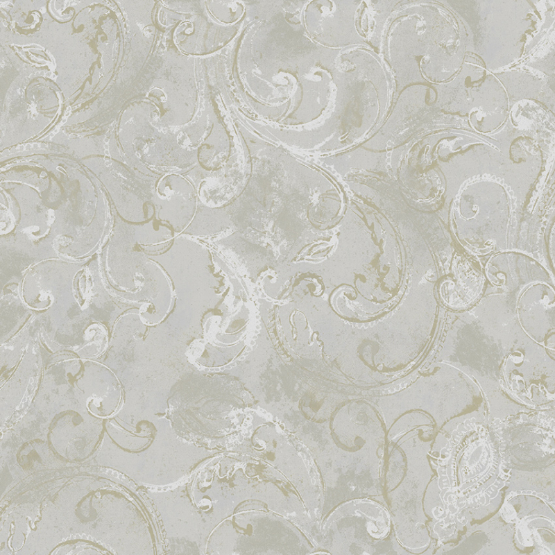 Aishang svila zidni premaz s američkim retro kovrčastim travnatim uzorkom, za spavaću sobu i dnevni boravak; anti-prljavštine • premium kvaliteta • zidni premaz • instalacija dostupna