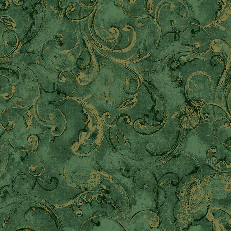 Aishang svila zidni premaz s američkim retro kovrčastim travnatim uzorkom, za spavaću sobu i dnevni boravak; anti-prljavštine • premium kvaliteta • zidni premaz • instalacija dostupna