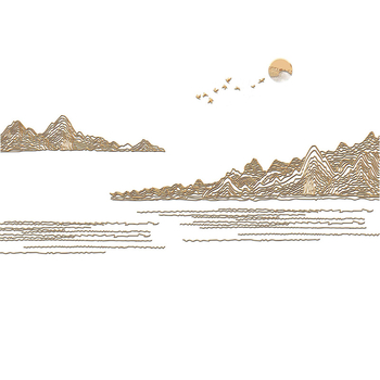 TV hátfal panel fémcsíkokkal, egyszerű modern stílusú nappaliba, modell 9UbCcZQKOqCaD1akqv19cA